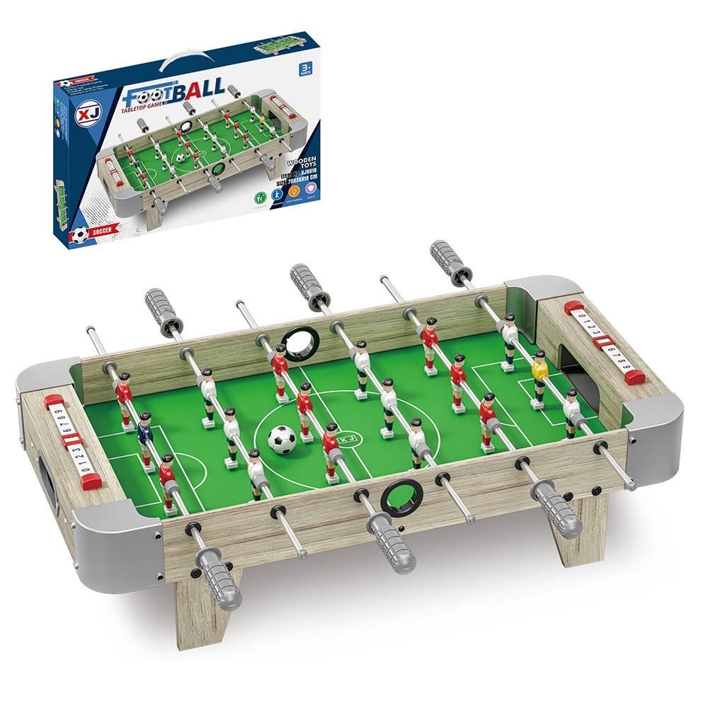 Футбол XJ6016 дерев'яний,на штангах,на ніжках,70-36-18см(шир.зі штангами 58см),розм.ігр.поля 57,5-34