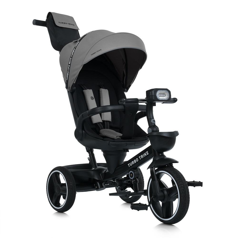 Велосипед MT 1002-1 Smart Grey кол.PU (12/10),поворот сид.,швидкоз'ємнi кол.гальма,склад.кермо,сірий