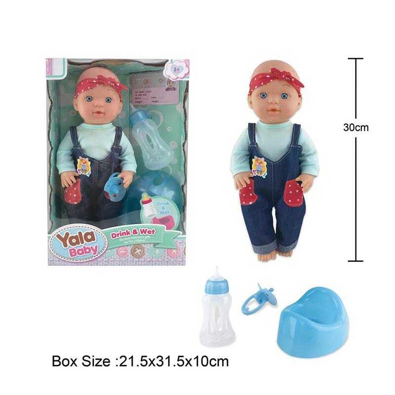 Фотография 1 товарной позиции интернет-магазина детских игрушек www.smarttoys.com.ua Пупс YL 2239 B (36) п’є з пляшечки, ходить на горщик, пустушка, аксесуари, висота 31 см, в коробці