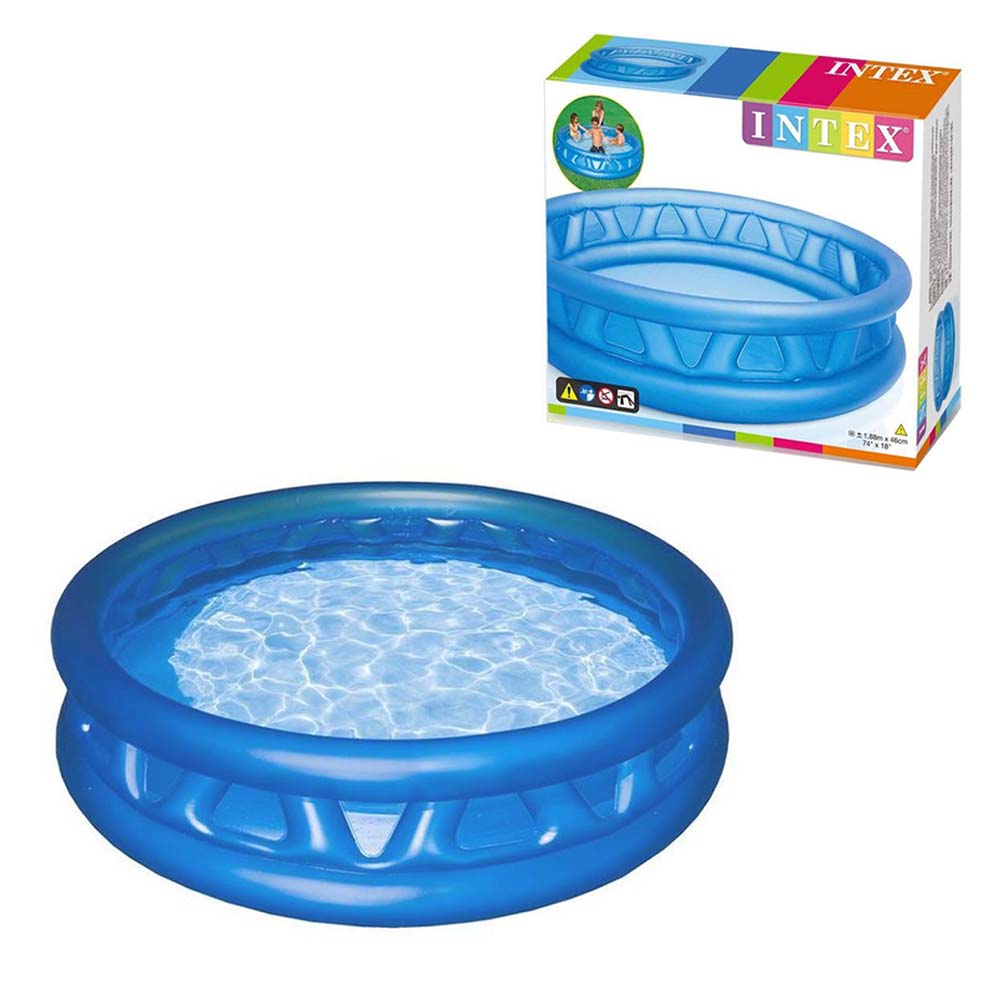 Басейн 58431 3+,790л, м'які стінки, зливн.клапан, рем.запл., кор., 188-46см.