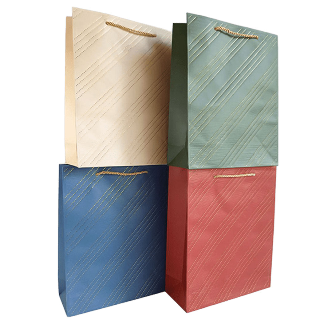 Пакет 26*32*10см "Кольоровий дощ", 12 шт в пак