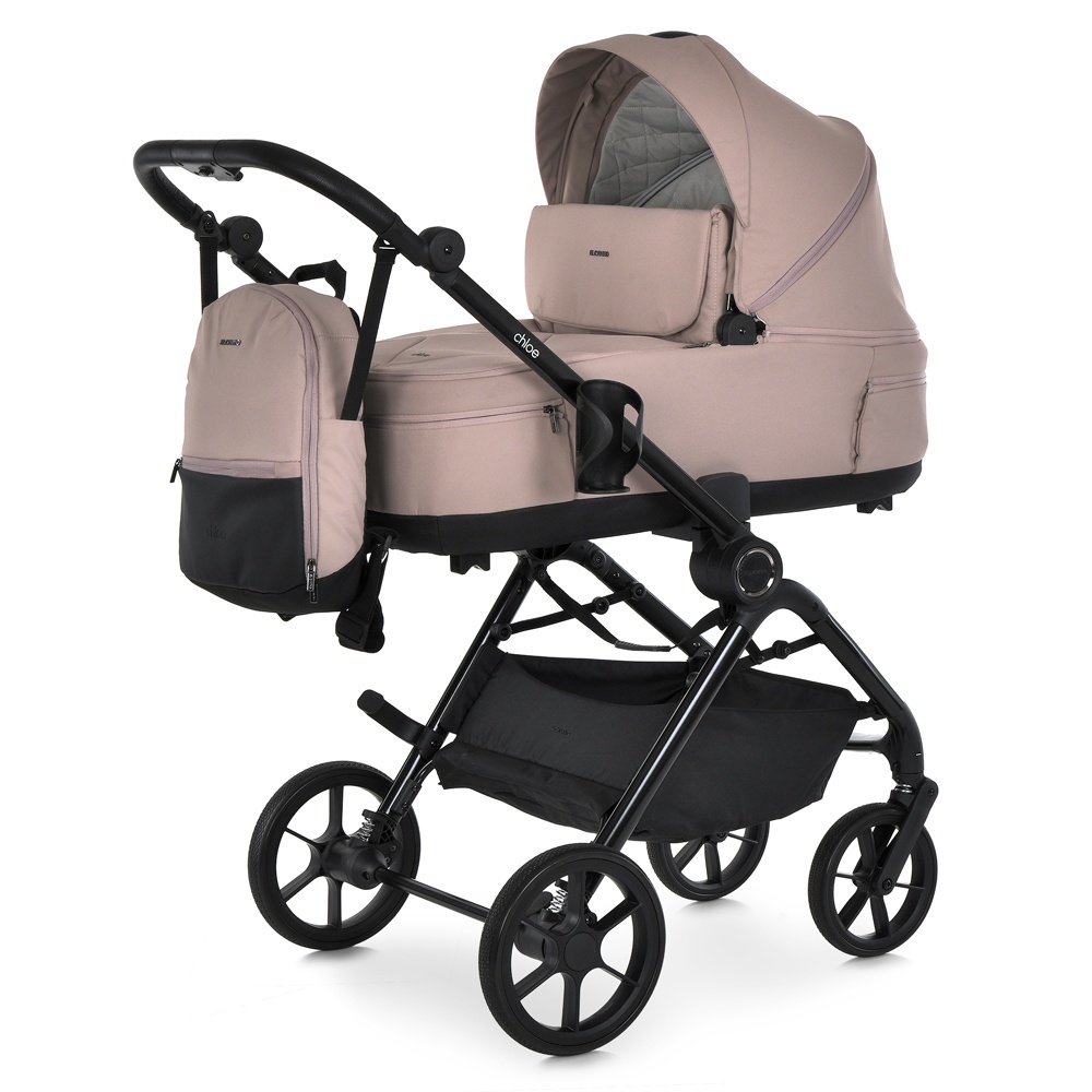 Візок універсальний 2в1 El Camino CHLOE ME 1191-1 Nougat Beige люлька+прогул.блок, підскл.,бежевий