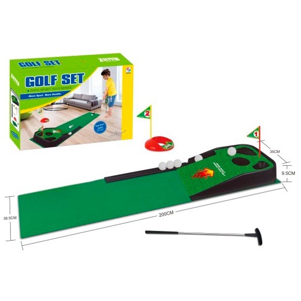 Гольф MR 1417 ігрове поле, ключка (мет.+пласт.), м'ячі 5 шт., лунка, прапорець 2 шт.,кор.,54-37-10см