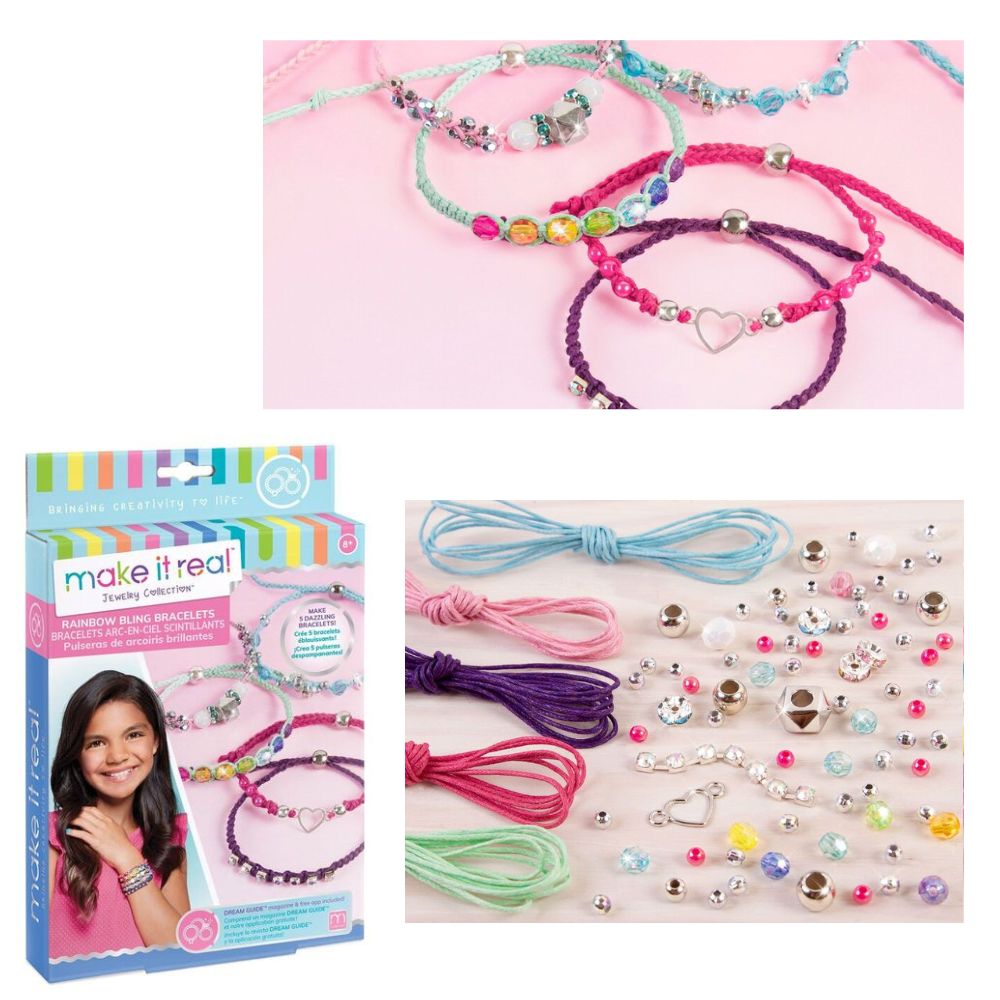 Make it Real: Набір для створення шарм-браслетів «Яскрава веселка»