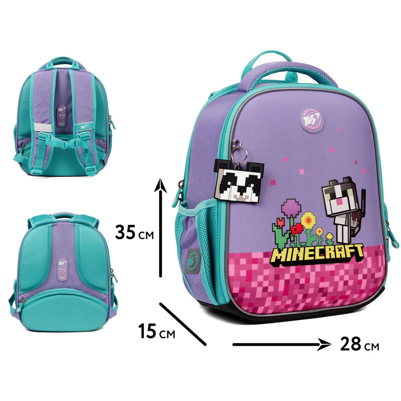 Рюкзак каркасний YES H-100 Minecraft Pinky