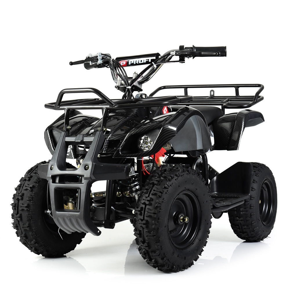 Квадроцикл HB-EATV800N-19 V3 мотор 800W, 3 акум. 12A/12V, до 20 км/ч, до 65 кг, карбон.