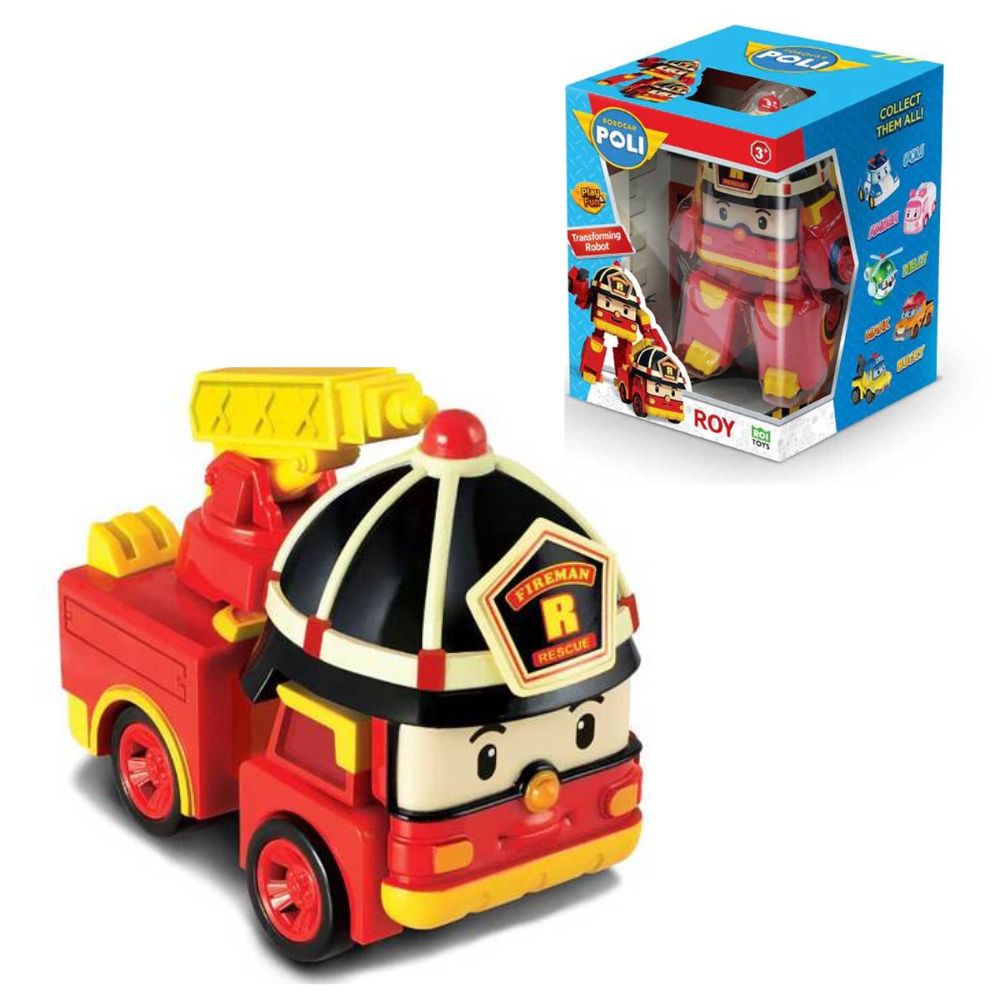Колекційна машинка-трансформер Робокар Рой  (10 СМ)