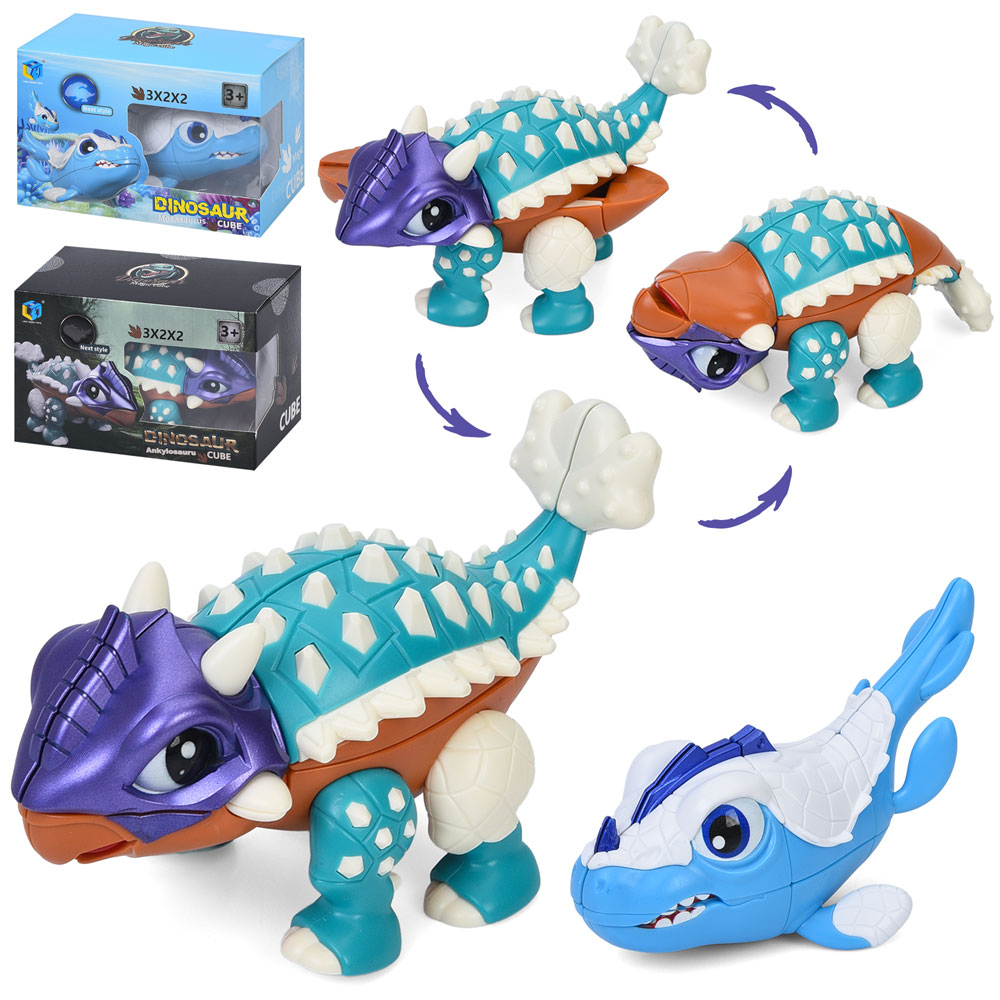 Гра LH002CL/JL куб-динозавр,маг.куб,2х2х3голов,лог.гра,антист,декор,в кор-ці, 15-10-8см