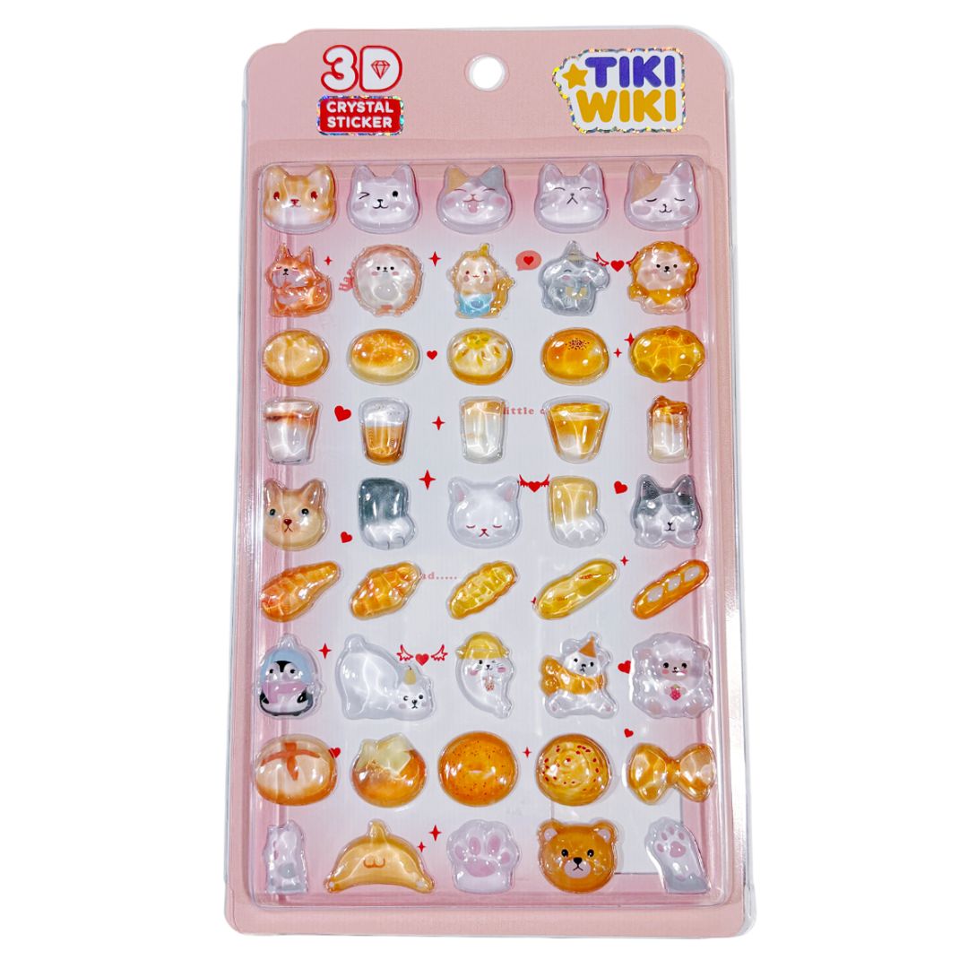 Набір 3D-наліпок TIKI WIKI серії "Crystal" – ТІКІ ЗАТИШОК
