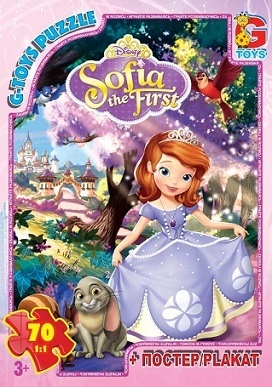 SF003 Пазли ТМ "G-Toys" із серії "Софія прекрасна", 70 ел.
