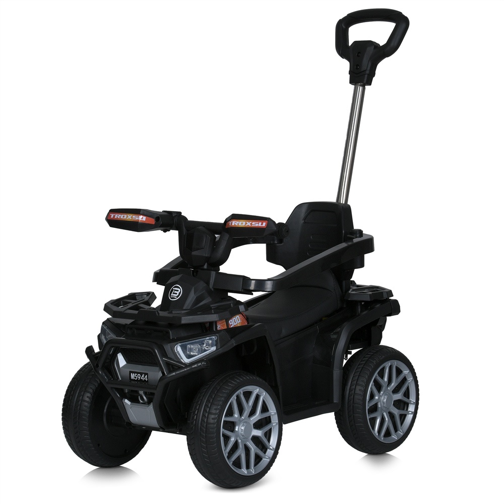 Квадроцикл M 5944EBLR-2 2,4Gрадіок.,3в1(кат.-толок.,бат.ручка),1*6V4AH,1*25W,MP3,муз.,світло,чорний