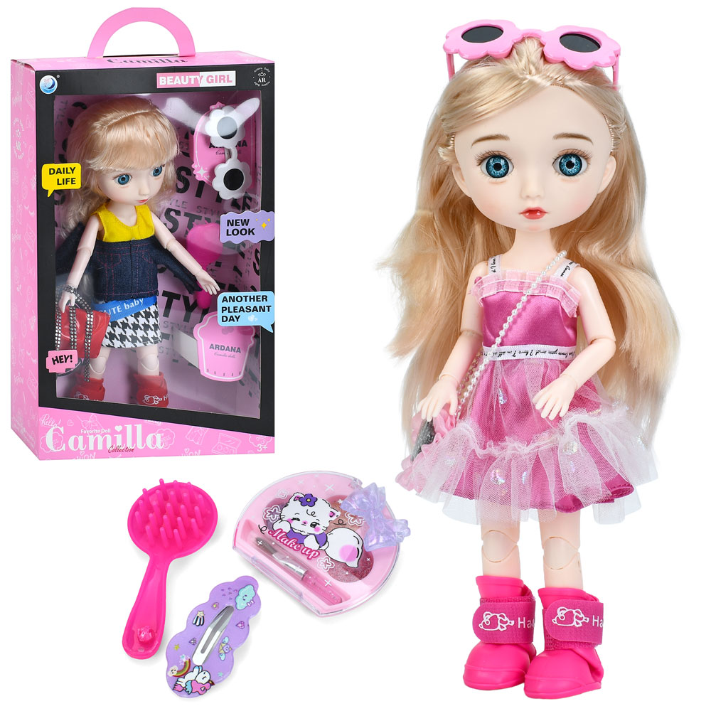 Лялька A923FG шарнірна, аксесуари, 2 види, кор., 22-35-8,5 см.