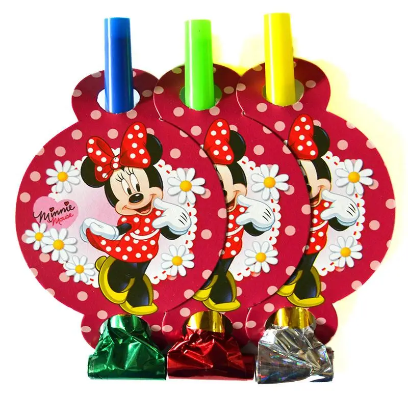 Язичок-гудок "Мінні Маус" набір 6 шт