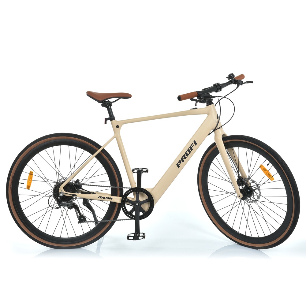 Електровелосипед 28д. MEB 700C DASH-3 мот.250W,бат48V10AH,р-р кол .700*40C, біжевий мат