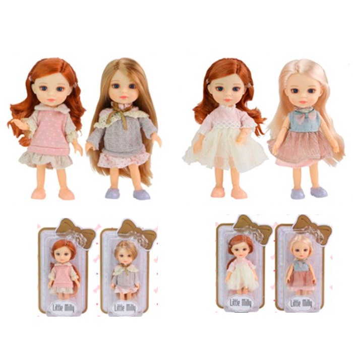 Лялька 92008-H-J шарнірна, 4 види, блістер, 13,5-23-5,5 см.