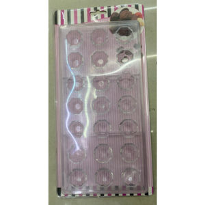 Форма для шоколаду акрил 21шт/л 13.5*27.5*2см., R92209