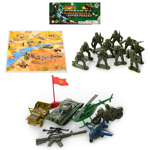 Комбат 6655 військова техніка, солдати, ігр.поле, кул., 19-28-4 см