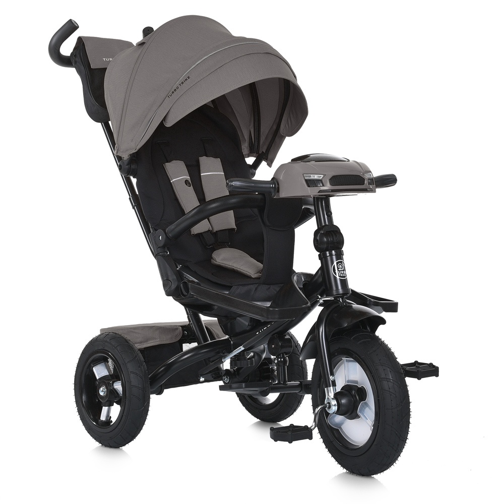 Велосипед MT 1007-13 3 кол.гума(12/10), оберт.сид., 5-точк.рем.безп.,USB/ВТ,пульт,світло,сумка,мокко