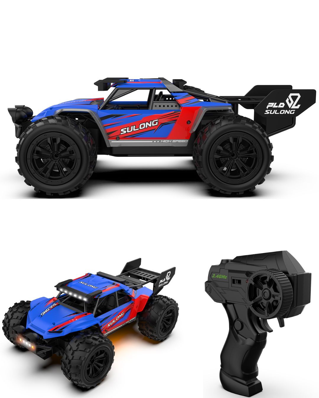 Автомобіль OFF-ROAD на р/к – HIGH SPEED (синій, 1:16, 2.4 ГГц, акум. 3,7 V)