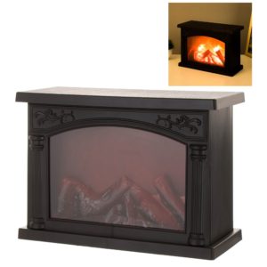 Камін-світильник декоративний з LED підсвічуванням USB 27 * 20 * 11.5см (без батарейок) R96354