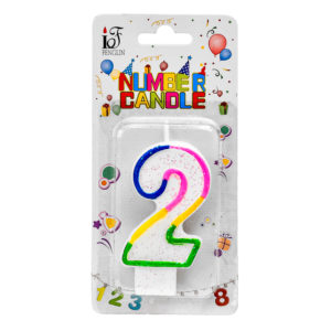 Свічки-цифри для торта "2" R90090