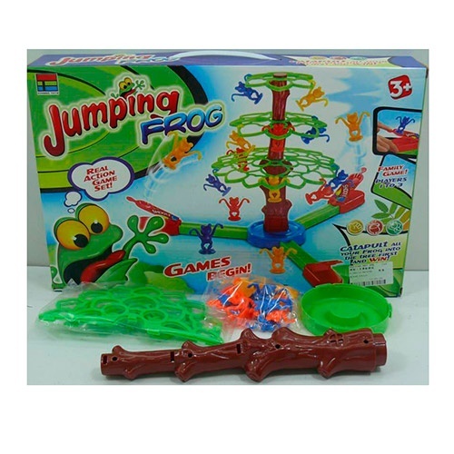 Настільна гра 007-20B Стрибаючі жаби, дерево, фігурки, кор., 26,5-40,5-6,5 см. 