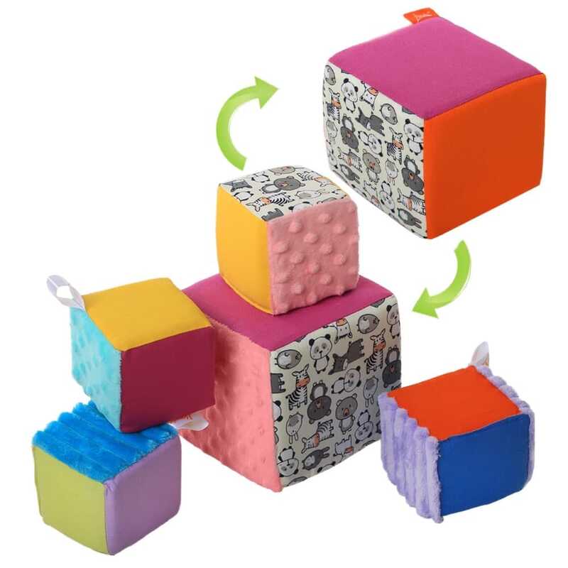 Фотография 1 товарной позиции интернет-магазина детских игрушек www.smarttoys.com.ua гр Набір м'яких кубиків дизайн 4 