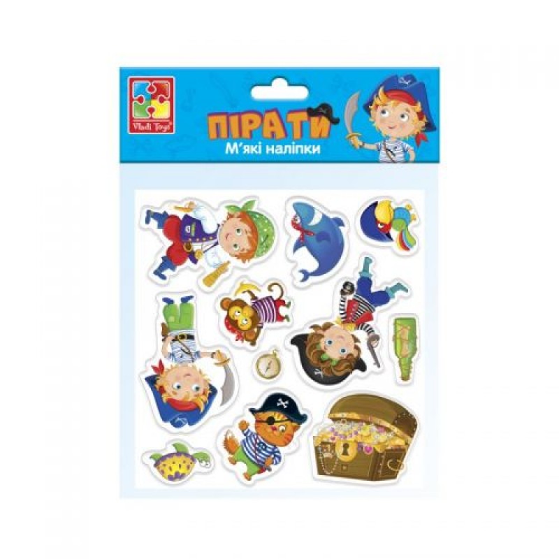 Набір для творчості"М'які наліпки. Пірати" VT4210-02