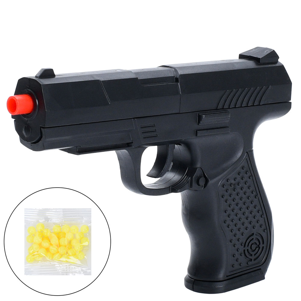 Пістолет P9 17см, пластикові кулі, у пакеті, 24-18-3см