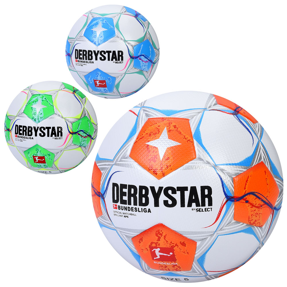 М'яч футбольний MS 4870розмір 5, ПУ, 380-400г, ламінований, 3 кольори, у пакеті