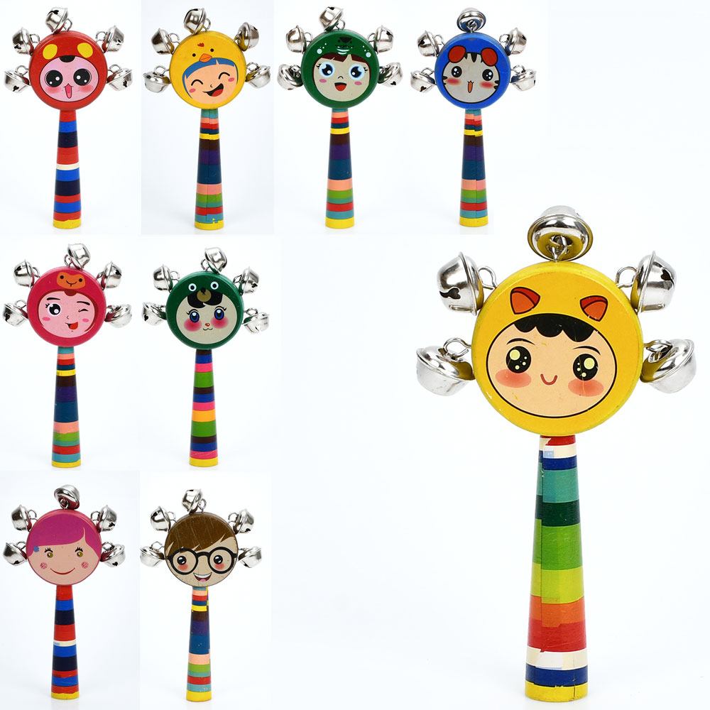 Дерев'яна іграшка Бубонець MD 1356 мікс видів, кул., 16-9-2 см.