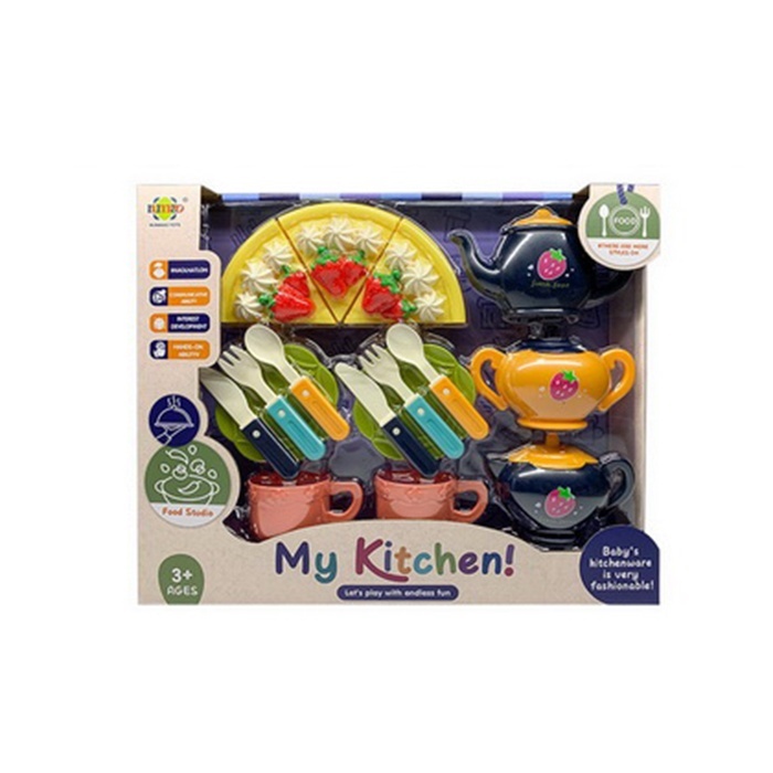 Посуд RM8203-6 чайний сервіз на 2 особи, торт, кор., 36,5-30,5-6,5 см.