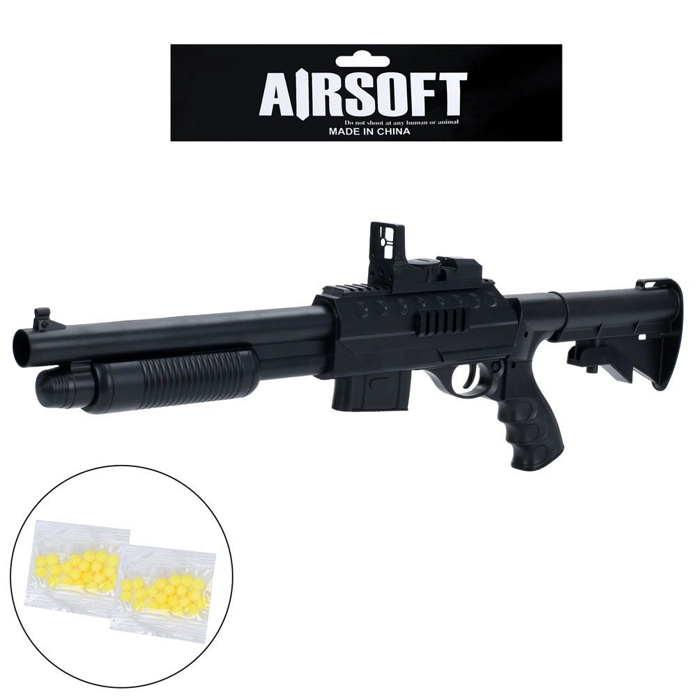 Автомат 0581C-1 пластикові кулі, світло, кул., 21-75-7 см.