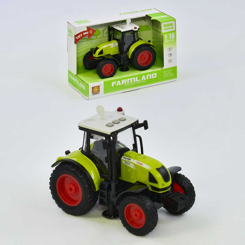 Фотография 1 товарной позиции интернет-магазина детских игрушек www.smarttoys.com.ua Трактор WY 900 (36) інерція, звук, світло в коробці
