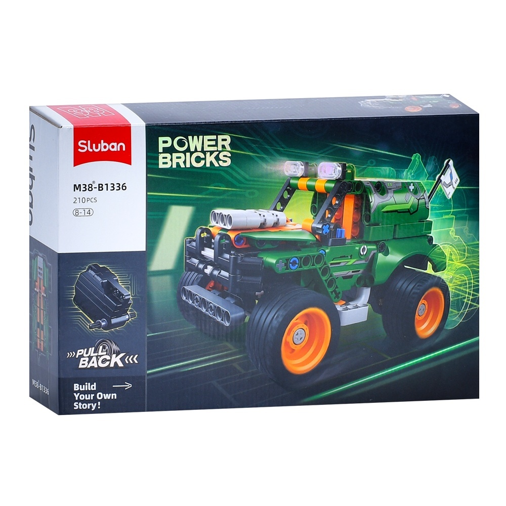 Конструктор SLUBAN M38-B1336 авто серія, машина, 210 дет., кор., 30-19-7 см.