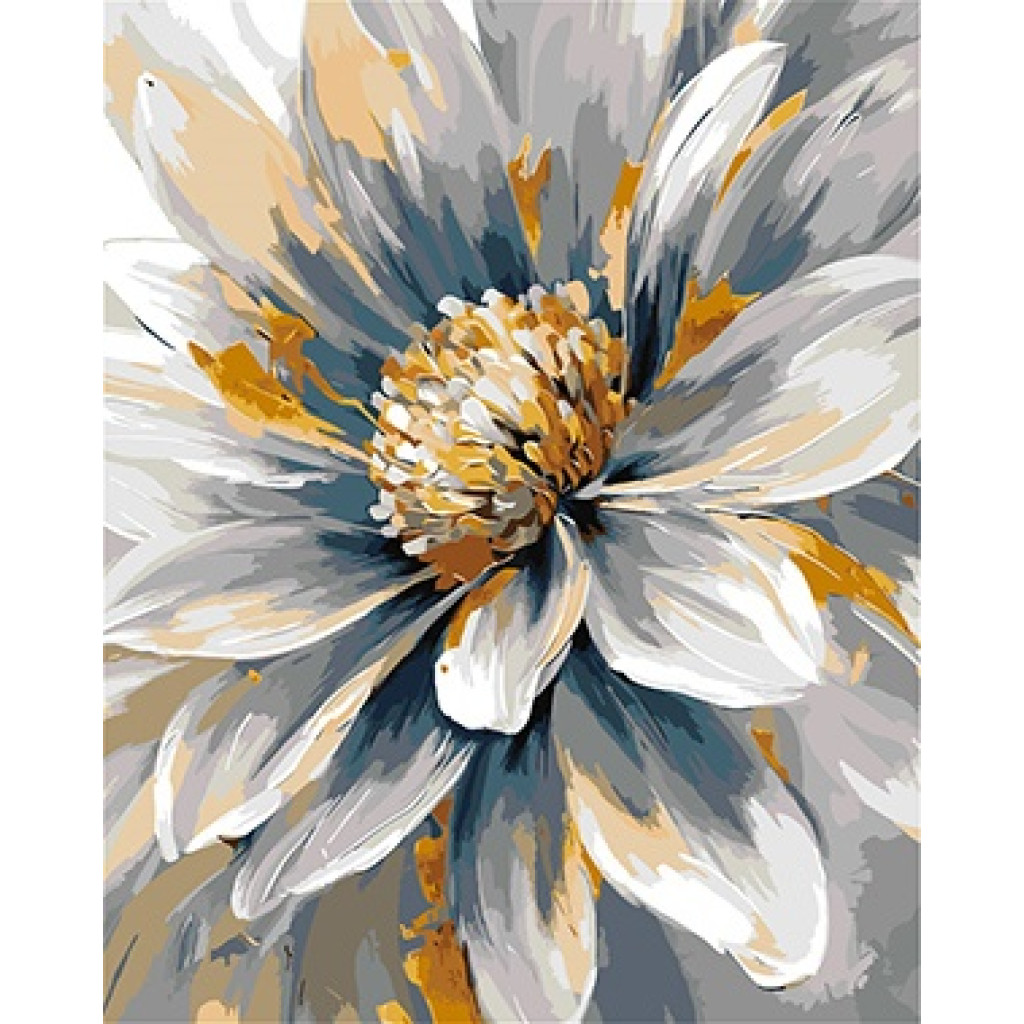 Набір для розпису по номерах "Блиск натхнення з фарбами металік extra" 40х50см