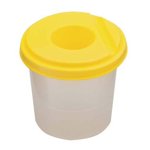 /Стакан -непроливайка, жовтий