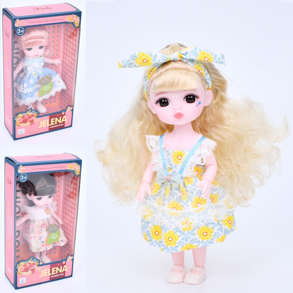 Лялька 65009C шарнірна, 3 види, кор., 15-29-7 см.