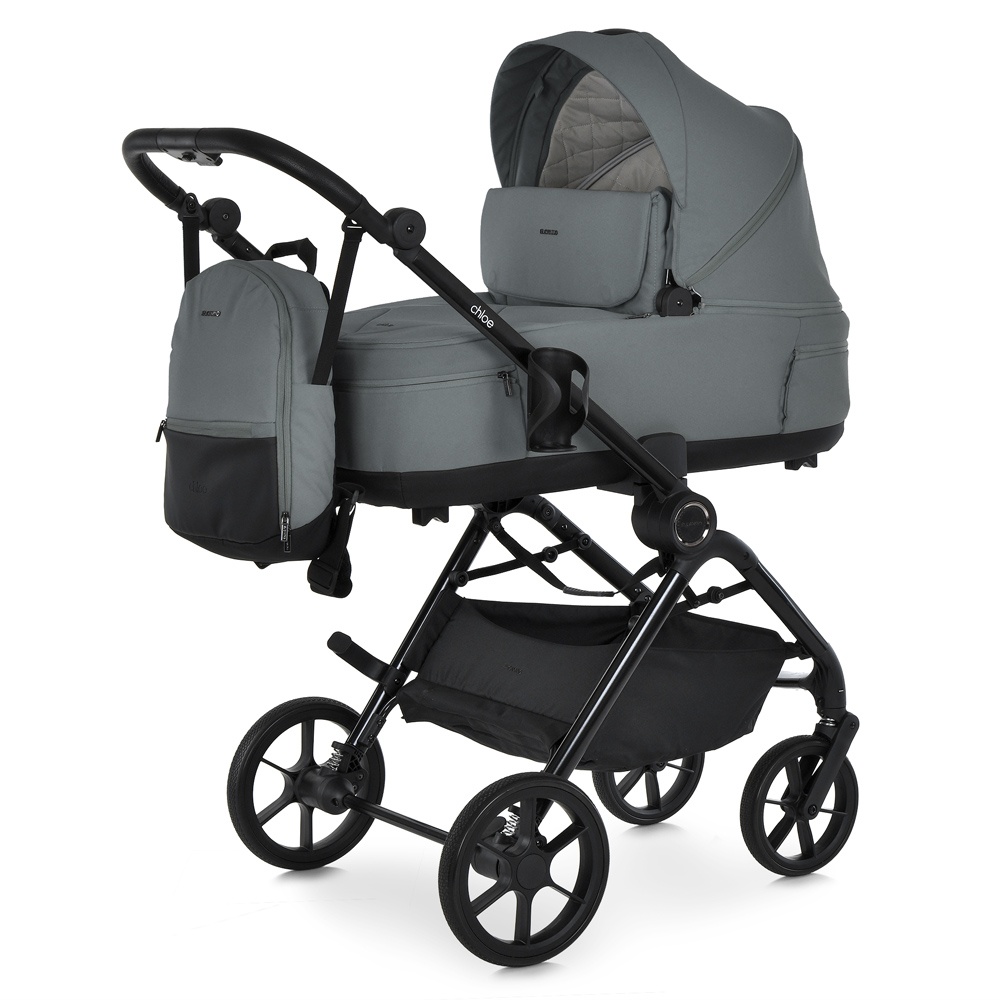 Візок універсальний 2в1 El Camino CHLOE ME 1191-1 Magnet Gray люлька+прогул.блок,підскл.,сумка,сірий