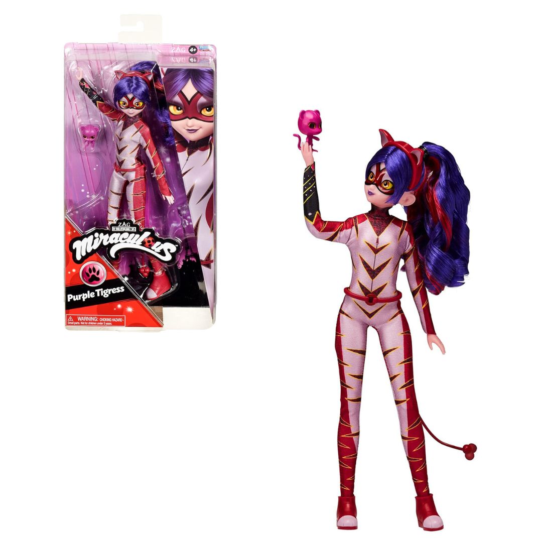 Лялька "ЛЕДІ БАГ І СУПЕР-КІТ" - ПУРПУРОВА ТИГРИЦЯ (з аксесуарами)