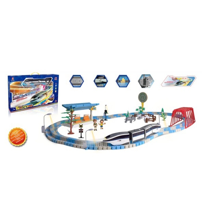 Залізниця 22910  акум., локомотив, вагони, фігурки,USB, муз., світло, кор., 54-34-11 см.