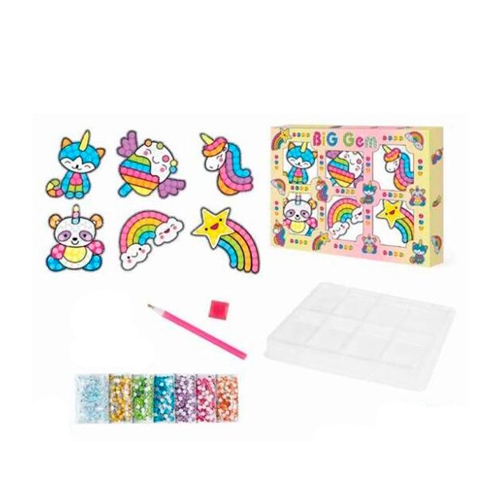 Набір для творчості F3002A наліпки, стрази, кор., 22-16-2,5 см.