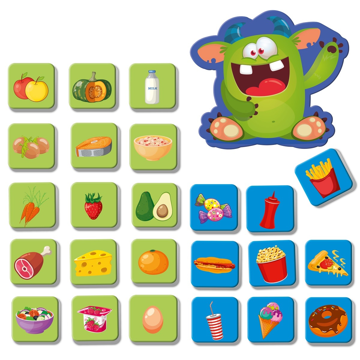 Гра розвиваюча Vladi Toys магнітна "Смачне чи корисне?" VT5900-06