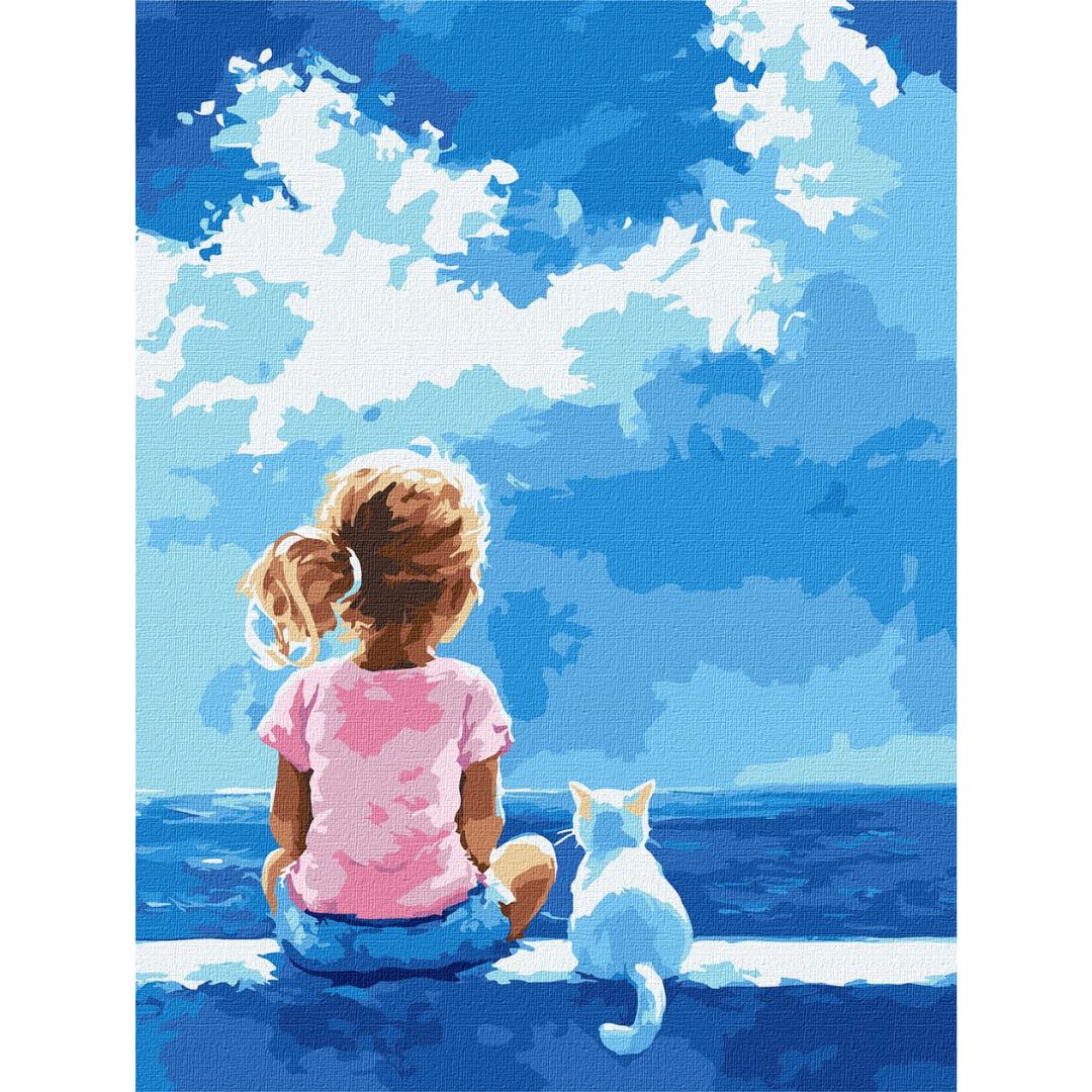 Набір для розпису по номерах "Ніжна дружба" 30х40см