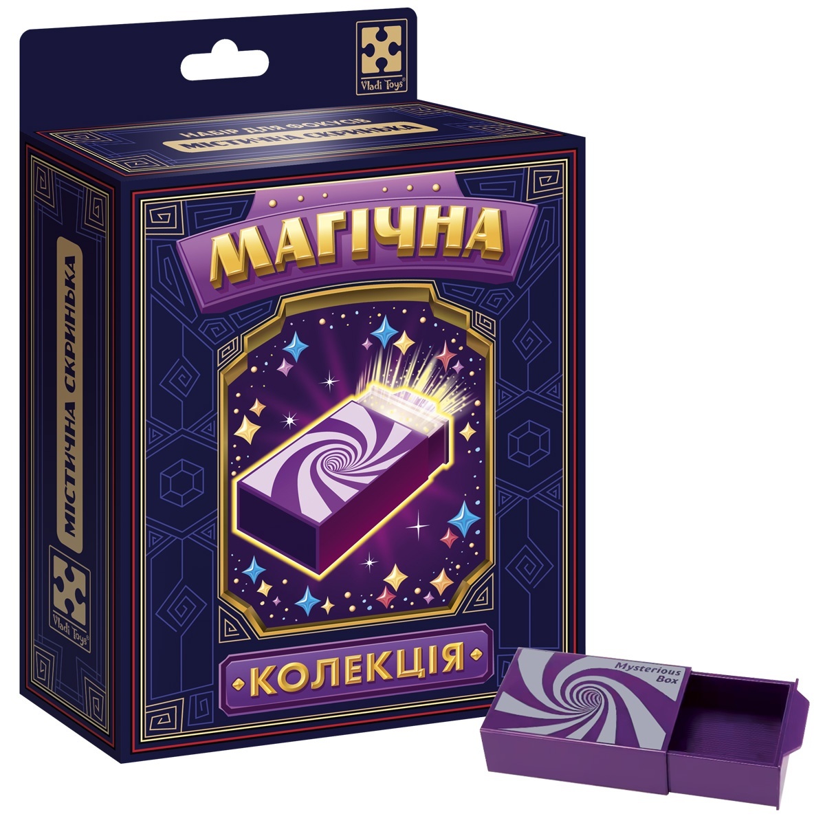 Гра настільна Vladi Toys набір для фокусу. Магічна колекція. Містична скринька. VT6012-10