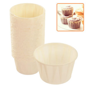 Формочки паперові для мафінів 100шт/уп (d4.4см h3.5см), MC4435W