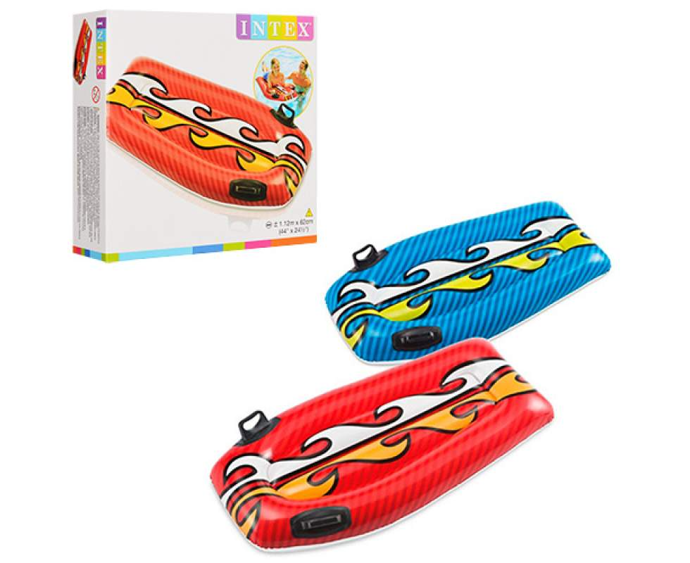 Плотик надувний 58165 з ручками, 112-62 см