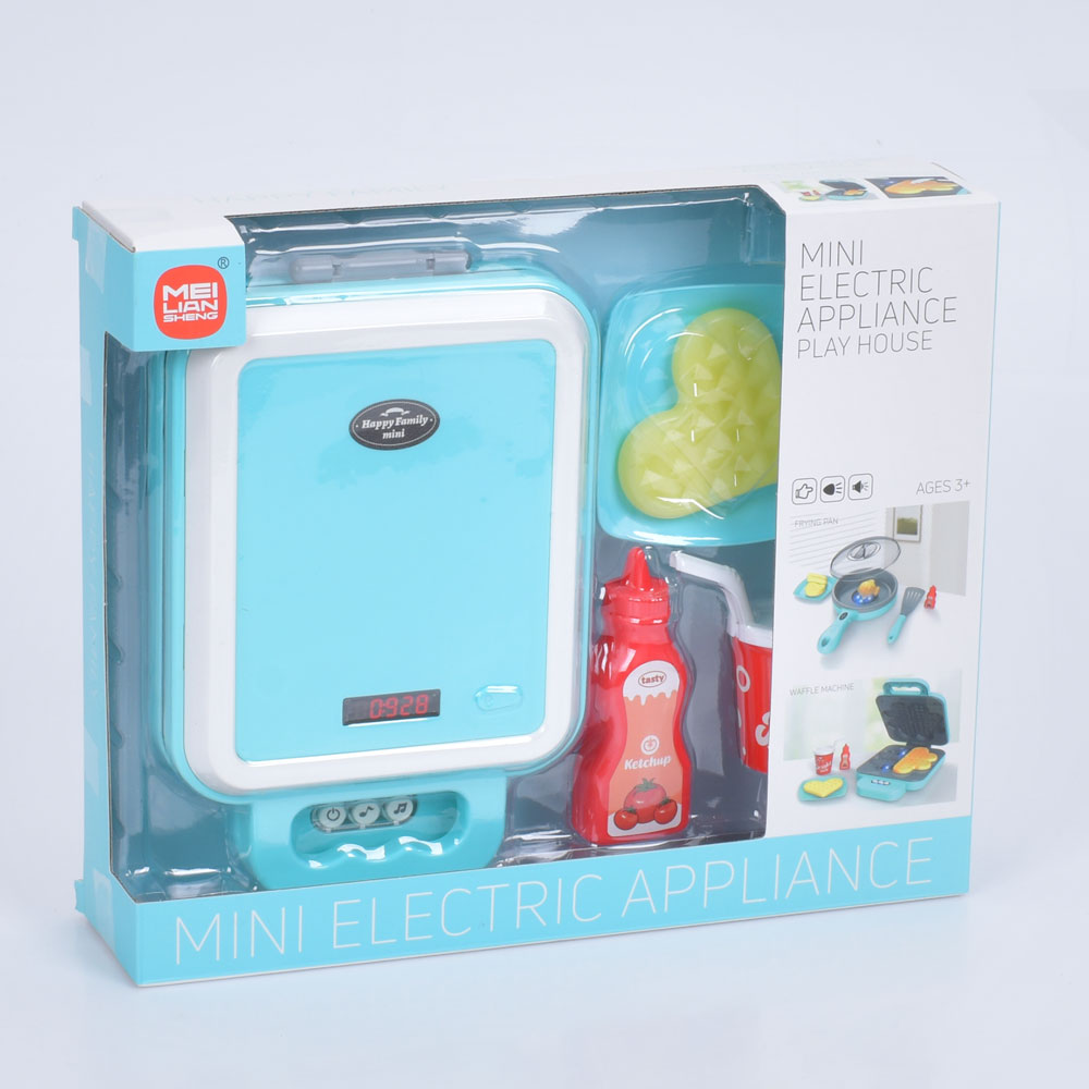 Побутова техніка LS820Q59-1 вафельниця, вафлі 4шт.,продукти,муз.,світло,бат.,кор.,22,5-15-5см,