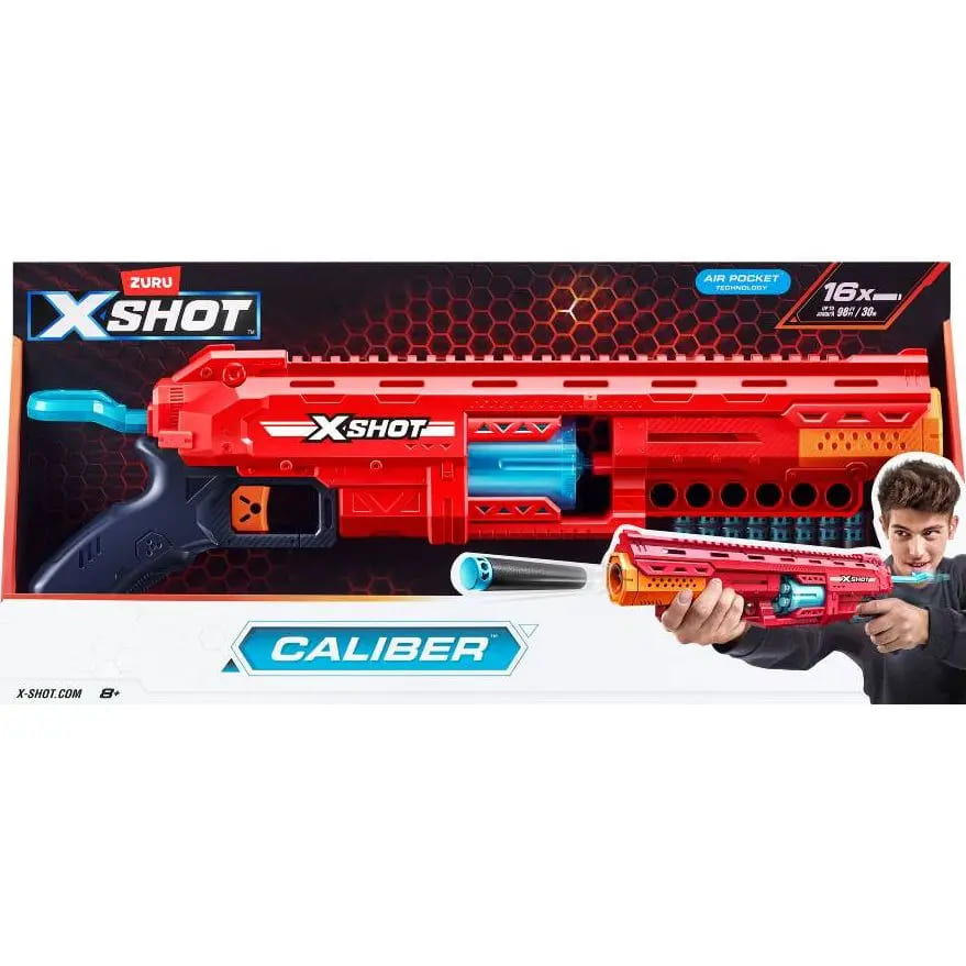 X-Shot Швидкострільний бластер Excel-S1 Caliber (16 патронів), арт. 36675R