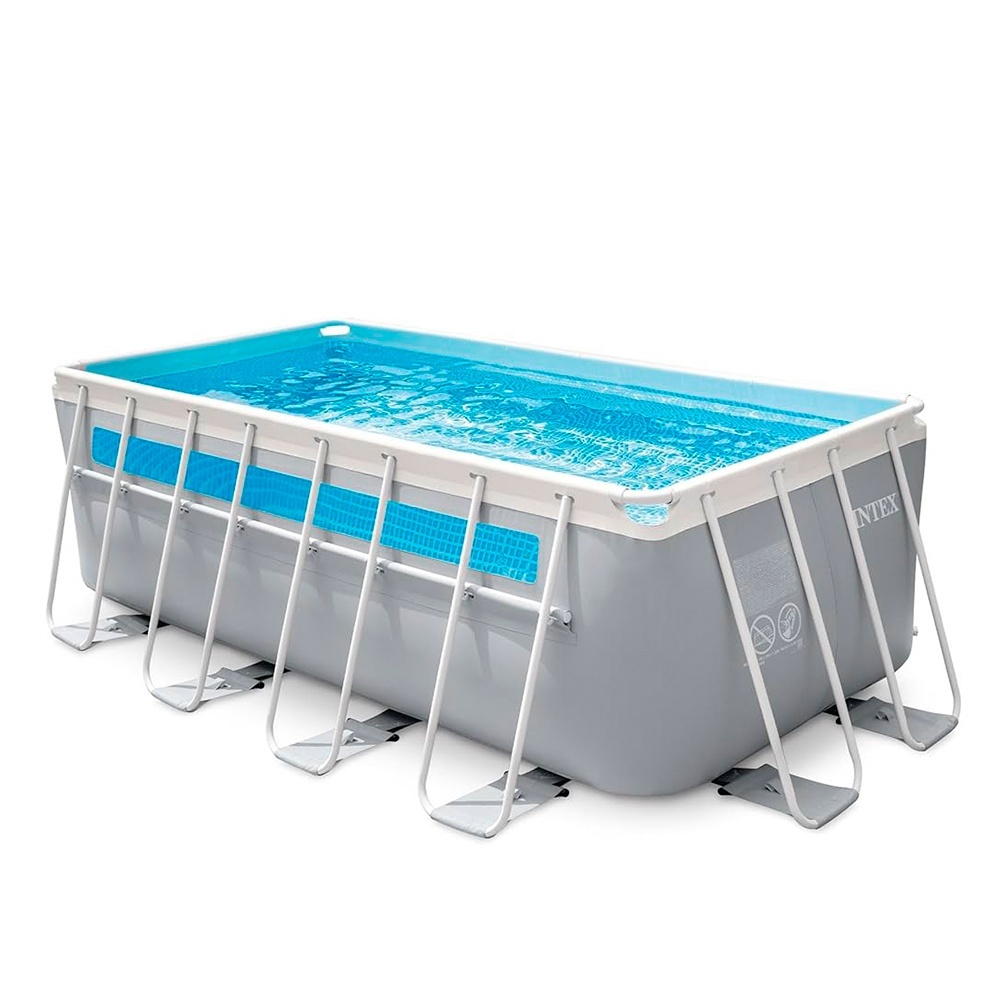 Басейн каркасний 26770 400*200*122см, 220-240V, фільтр-насос, драбина, тент, підстилка, в кор.